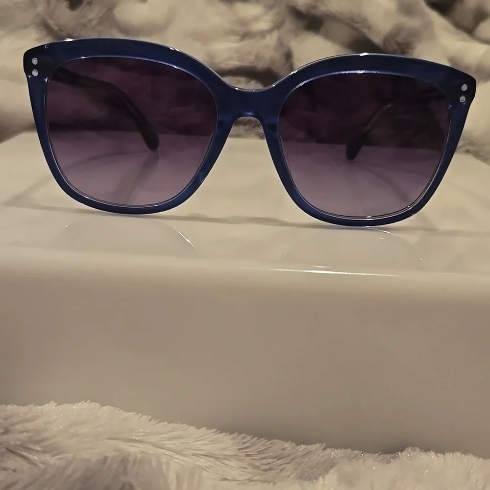 Kate Spade Pella Blue Sunglasses Brand New In Case